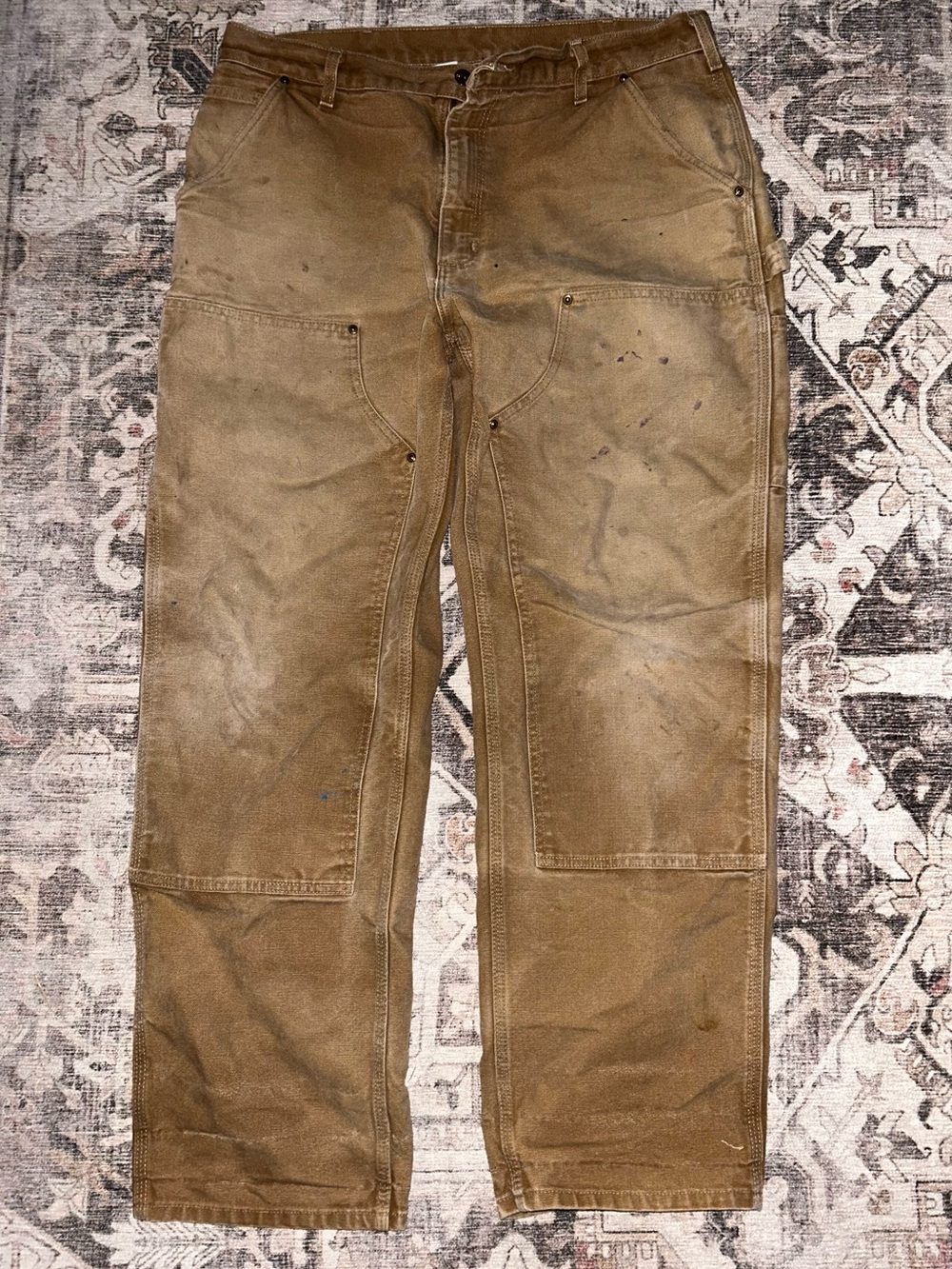 Carhartt B01- Brown Canvas Utility Trousers